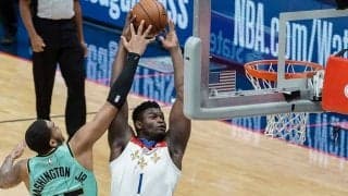 【NBA】これぞ怪物ザイオン　バックボード揺れる“ぶら下がりダンク”に米驚愕「たまげた」