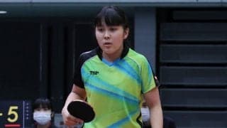 平野美宇の妹・亜子が全日本デビュー　美宇から激励も白星ならず＜全日本卓球2021＞