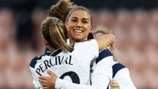 “なでしこの天敵”米女子代表の美女ストライカー、アレックス・モーガンが決めたスパーズ初ゴール【ファースト・ゴールズ】