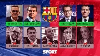 バルサ会長候補の署名数 ラポルタ優勢もフォントと一騎打ちの様相