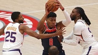 復帰のビールが34得点、八村も10得点9リバウンドの活躍…ウィザーズがサンズに128－107で快勝