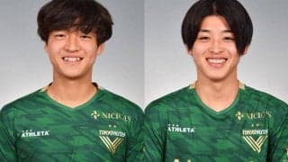 東京V、MF石浦大雅とMF新井瑞希の契約を更新！