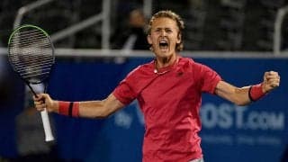 世界119位コルダがまたも25位イズナーを撃破！自身初のベスト4進出「すごく満足している」