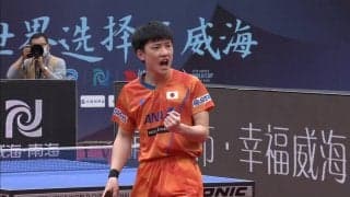 【卓球】男子W杯 準決勝の馬龍戦で見せた張本智和の進化