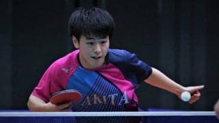 “松平兄弟に救われた男”の卓球全日本　秋田高・米田、名電追い詰め「自信に繋がりました」