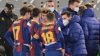 筋肉の問題を抱えていたメッシ ベンチ外となるも“指示出し”でチームを鼓舞