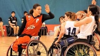 【車いすバスケリレーインタビュー 女子Vol.16】鈴木百萌子「“Qちゃん”以来の憧れの選手に導かれて」