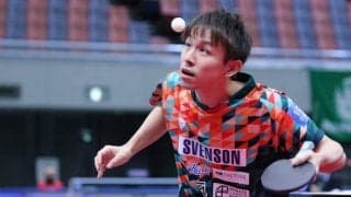 卓球全日本男子シングルス4回戦　張本、丹羽の五輪内定組は快勝スタート