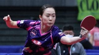 石川佳純、充実の8強入り　平野早矢香さんの結婚報道で「今朝はウキウキで準備」