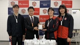 NECが⾸掛け型空気清浄機で感染対策