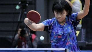 “父と娘の一区切り” 高3木塚陽菜、平野美宇に敗れ全日本終える「一番近くで支えてくれた」