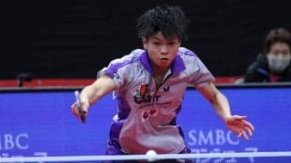 田中佑汰、丹羽を下す　バックハンドが光り準決勝進出＜全日本卓球＞
