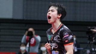 森薗「Tリーグ見て対策立てた」　英田を攻略し準決勝へ＜全日本卓球＞