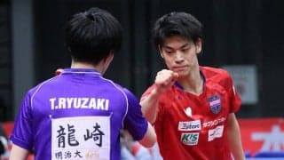 吉田雅己、“ベテランの意識”で2年連続4強入り　準決勝は張本下した及川と