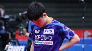 張本智和「悔しさよりも疲れた…」17歳の全日本をベスト8で終える＜全日本卓球＞