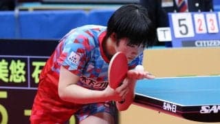 16歳木原美悠「次やったときは勝ちます」 石川に敗れベスト4もリベンジ誓う