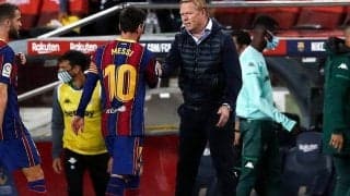 ビルバオとの決勝に臨むクーマン、メッシの状態に言及「出場するかの最終決定は彼次第」