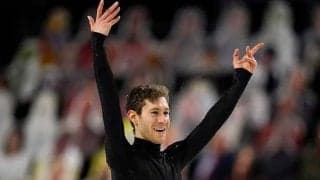 元全米王者ブラウン、4回転なしで価値ある100点超え　先輩名手「完璧なスケーターだ」