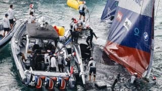 写真で見るアメリカンマジックのキャプサイズから帰港まで