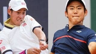  錦織41位、西岡56位キープ 