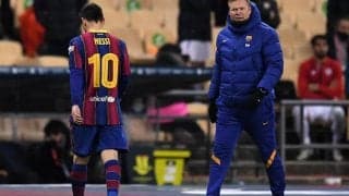 クーマン監督、眼前でタイトル逃すも「後退ではない」一発退場のメッシにも言及