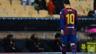 「何回彼にファウルがあったか分からない」クーマン監督は退場のメッシに言及 判定には「私は話さない方が良い」