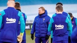 「問題は人工芝のピッチ」バルサ監督クーマンが3部の相手を警戒