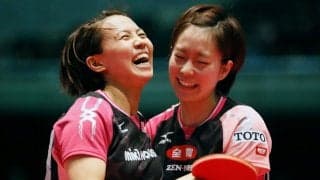 石川佳純「私もとても嬉しいです」平野早矢香さんの結婚祝福　「素敵なお二人さん」の声