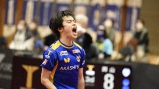【Tリーグ】全日本準優勝の森薗政崇が単複2勝「全日本の負けを活かせた」