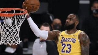 レイカーズがバックスを破り12勝目…レブロン・ジェームズが34得点をマーク