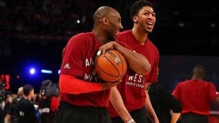 右肩を負傷しながらも左手でショットを沈めたコービー…アンソニー・デイビスが若手時代の思い出を語る