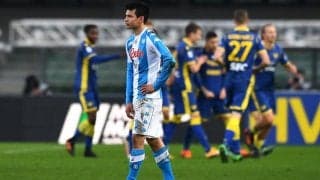 開始10秒弾もナポリ、難敵ヴェローナに逆転負け《セリエA》