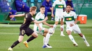 メッシ不在のバルサ  デ・ヨング＆リキ・プッチの得点でエルチェに勝利