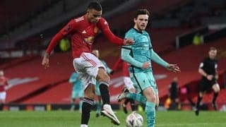 “叫び声”でシュート直前のグリーンウッドを威嚇 リバプールDFロバートソンが必死の妨害も実らず