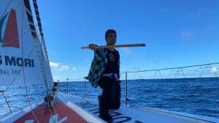 白石康次郎〈DMG Mori Global One〉大西洋で木刀を振りまわす