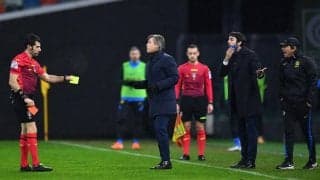 審判罵倒のコンテ、2試合のベンチ入り禁止と罰金