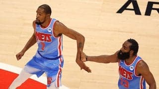 32得点を記録したデュラントがチェンバレンに次ぐ記録を樹立…ネッツは延長戦の末にホークスに勝利