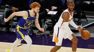 サンズが21点差でウォリアーズに快勝…デビン・ブッカーが欠場も7選手が2ケタ得点の活躍