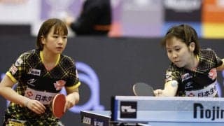 “ダブルス巧者”前田美優10勝目でチームの連敗ストップ　平野美宇「組んでいて勉強になる」