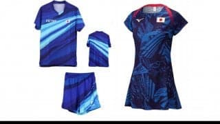 男女卓球日本代表の東京五輪着用ユニフォーム公開　女子は初のワンピースも