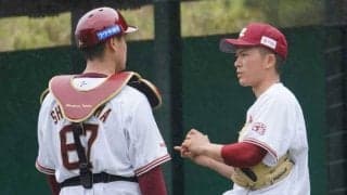 楽天石井監督はあえて「壁に当たってほしい」　ドラ1早川の初ブルペンに“注文”