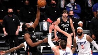 ハーデンがまたもトリプルダブル！　“ビッグ3”の活躍でネッツがクリッパーズとの接戦を制す