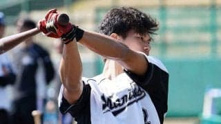 ロッテ藤原は大人になった？　練習後の1枚にファン「いい具合に色気が…」