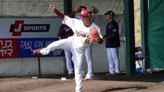 昨季途中にトレード移籍　楽天・高田萌生が語る「巨人のキャンプとの違い」