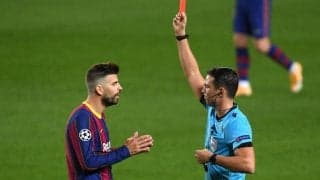 審判に対する不適切発言…ピケ、最大12試合の出場停止処分に？