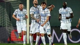 バレッラ&ペリシッチ弾で快勝のインテルが暫定首位浮上《セリエA》