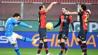 クリバリ不在のナポリ、パンデフの恩返し弾2発に沈んで好調ジェノアに敗戦《セリエA》