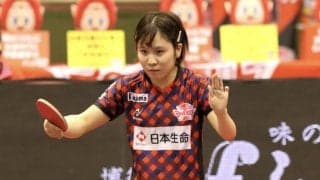 平野美宇、今季初の有観客試合で単複2勝　502名が熱戦に拍手