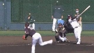 「中田みたいな豪快スイング」日ハムドラ6今川、実戦デビューで吉田から二塁打