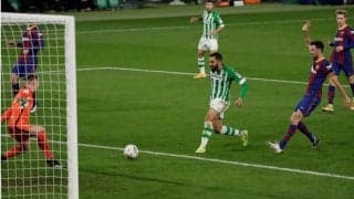 先制点奪取もバルサに競り負けたベティスFW「本当に痛い敗戦」